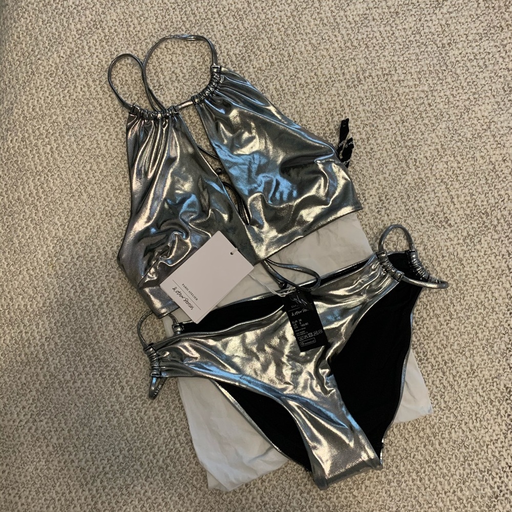 & Other Stories Metallic Bikini